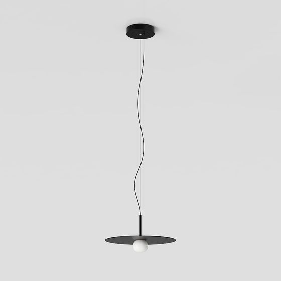 Modern Minimalist Pendant Light 3D model