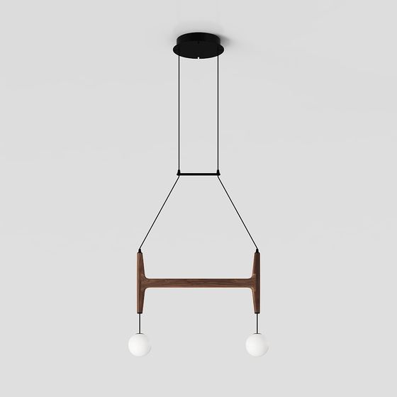 Modern Minimalist Pendant Light 3D model