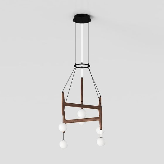 Modern Minimalist Pendant Light 3D model