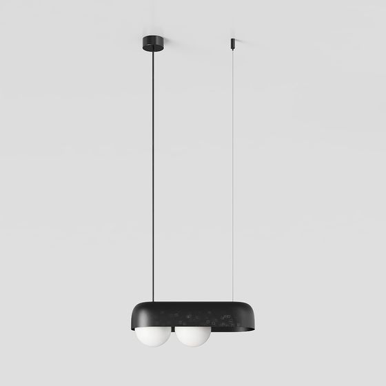 Modern Minimalist Chandelier 3D model