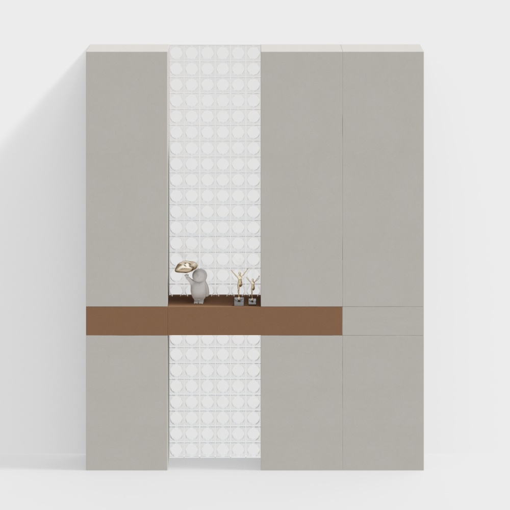 Cloison d'entrée de villa moderne