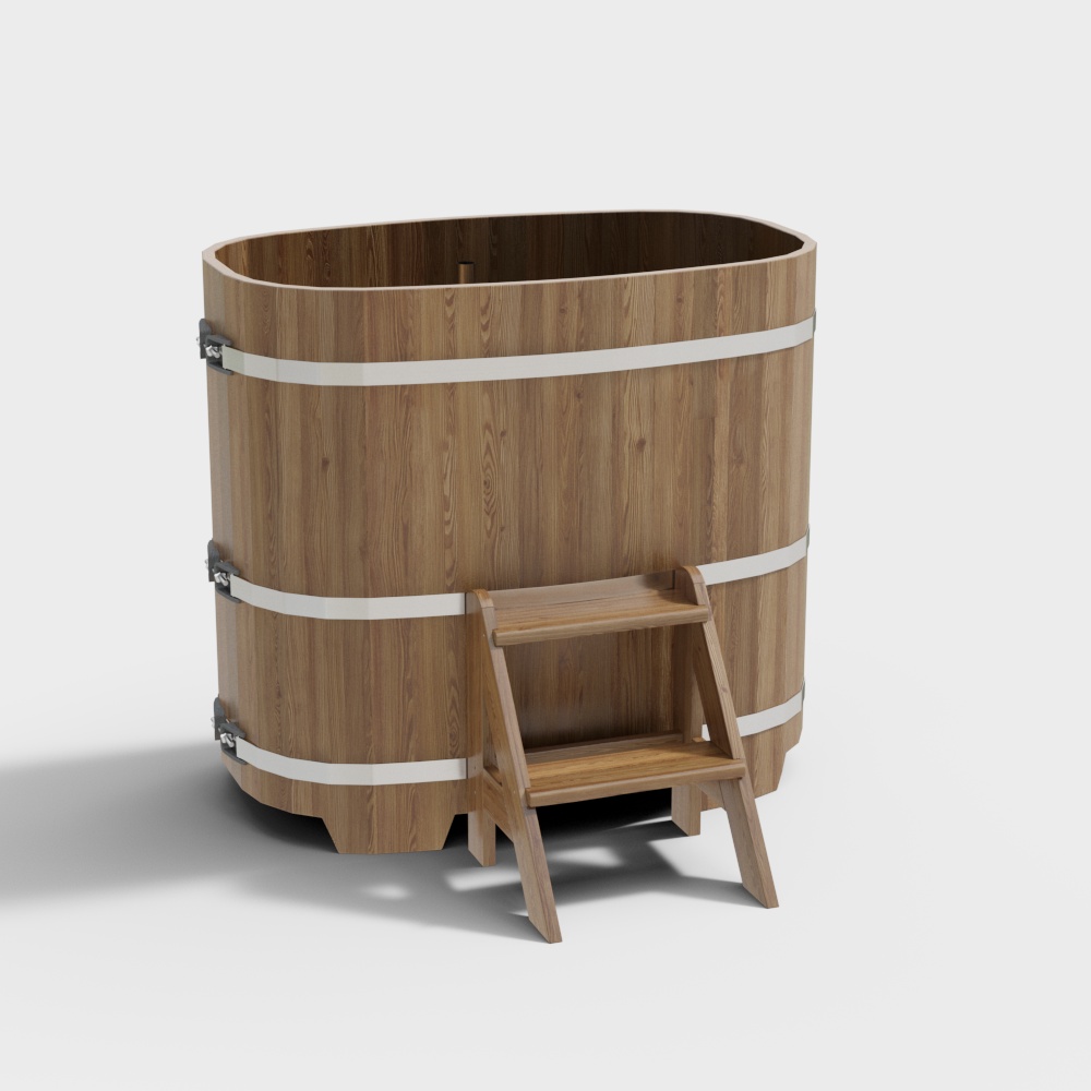 Деревянная ванна