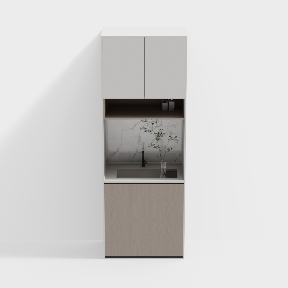 Modern balcony cabinet