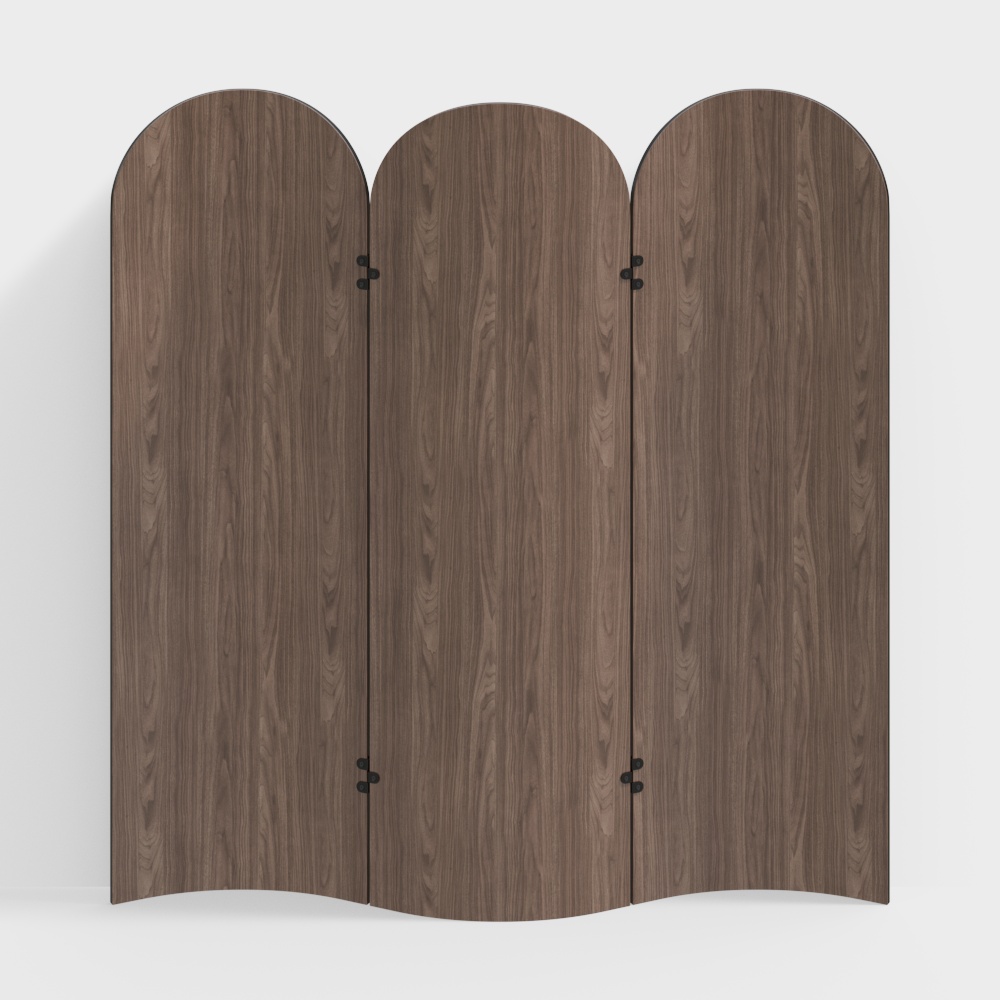 古典風格木屏風