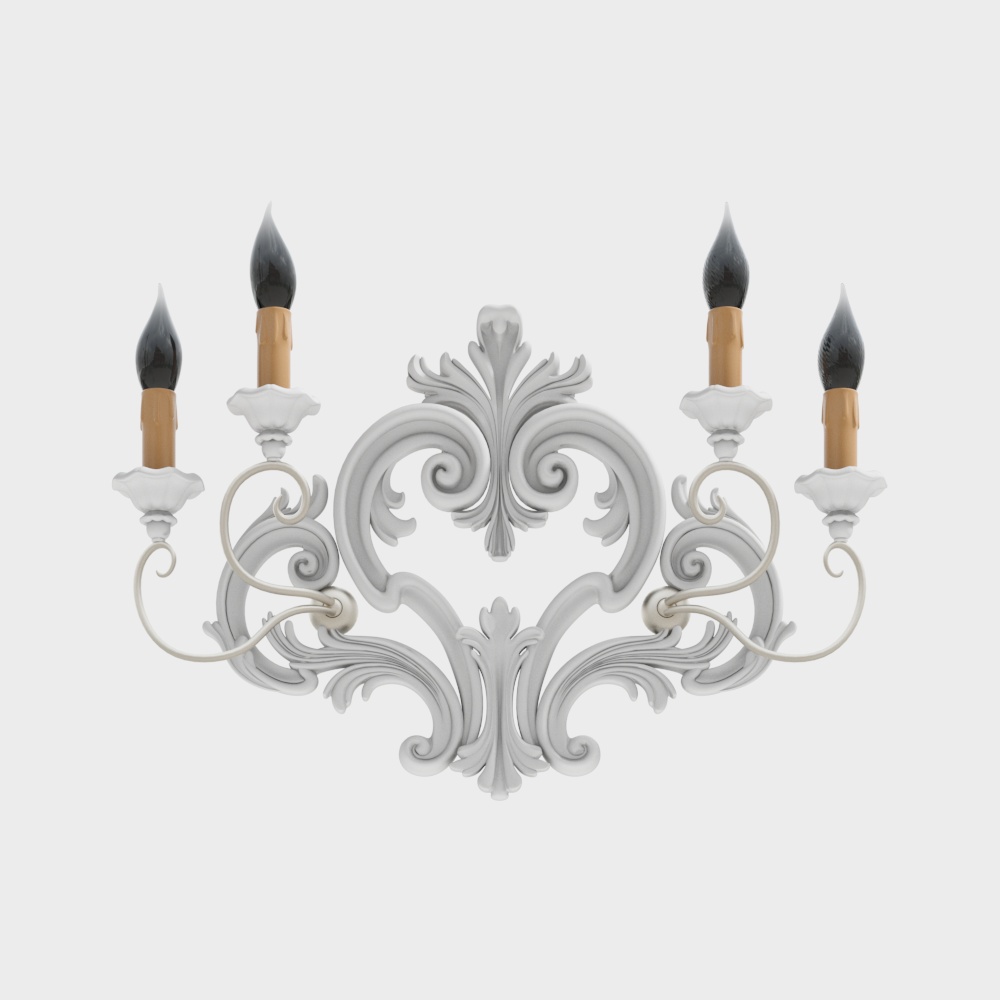 French candlestick sconces