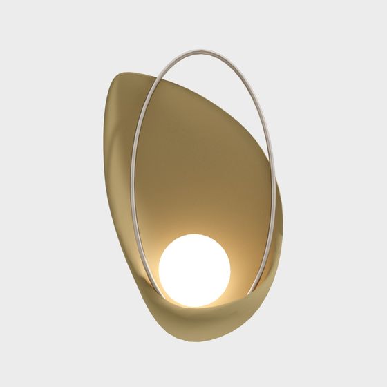 Stylish Floating Light 3D model for Modern Spaces
