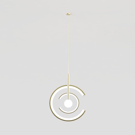 Halo Pendant Light 3D model