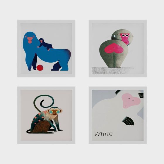 Creative Monkey Family 3D models