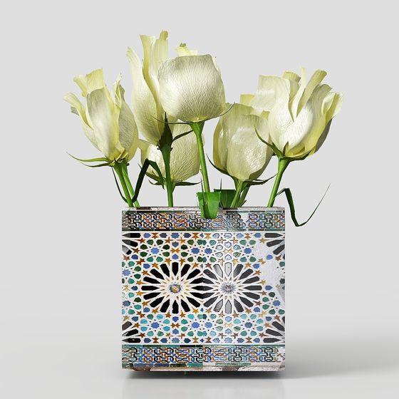 Mosaic Vase 3D model