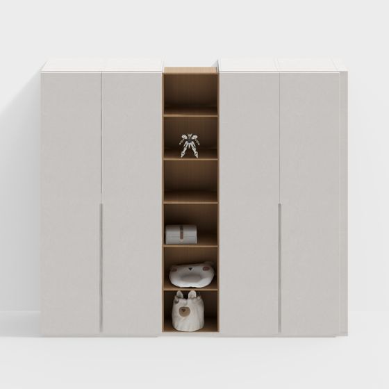 Minimalist Wardrobe 3D model