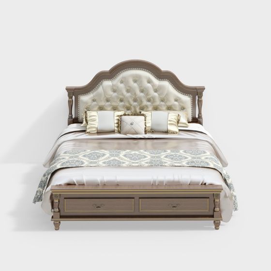 Neoklassizistische Villa mit Doppelbett