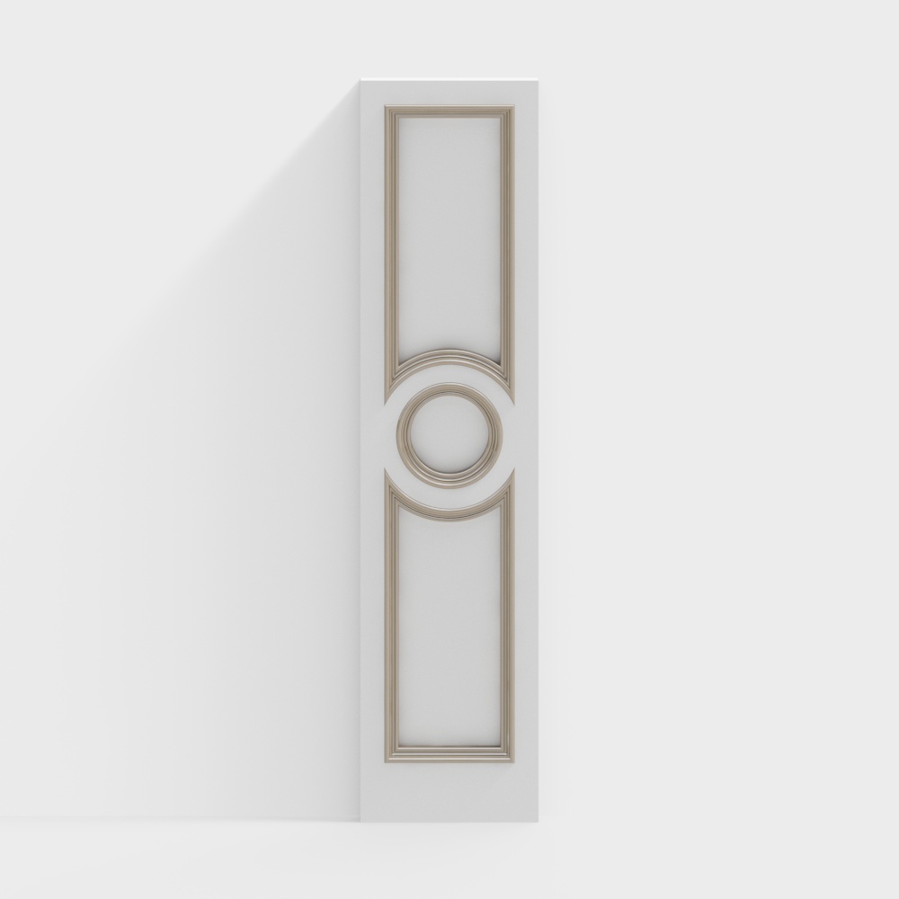 European style living room paneling