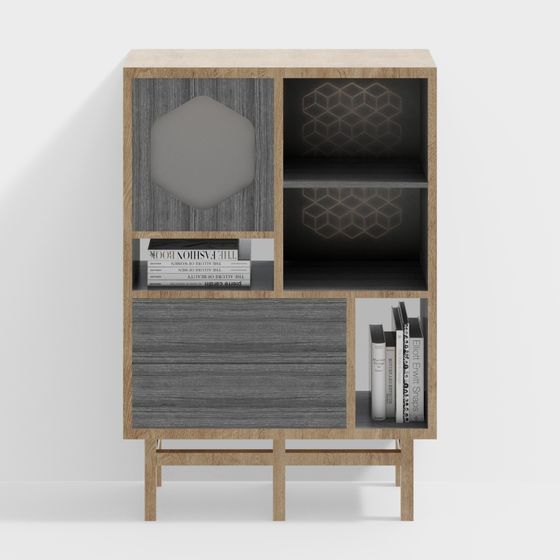 Urban Bookshelf 3D model