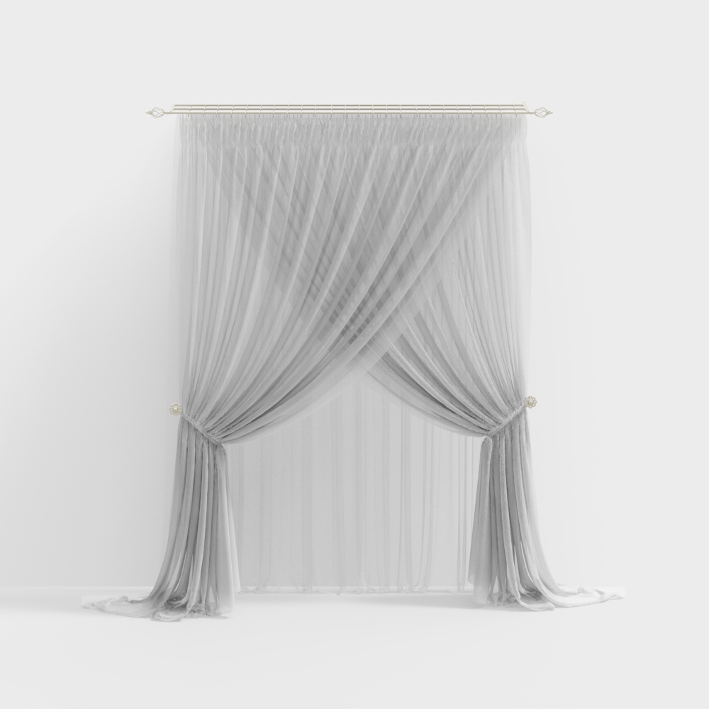 European style villa curtain