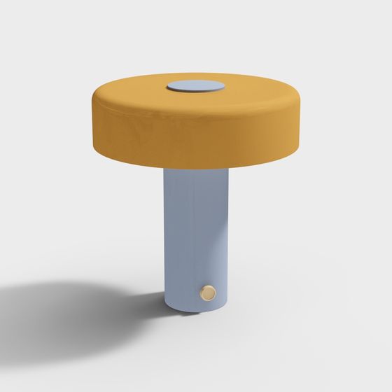 Stylish Cylinder Table 3D model for Modern Aesthetics