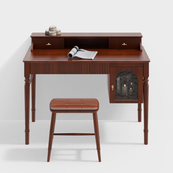 Vintage Dressing Table 3D model for Modern Interiors