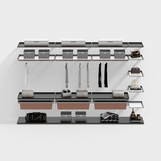 Urban Closet 3D model for Modern Spaces