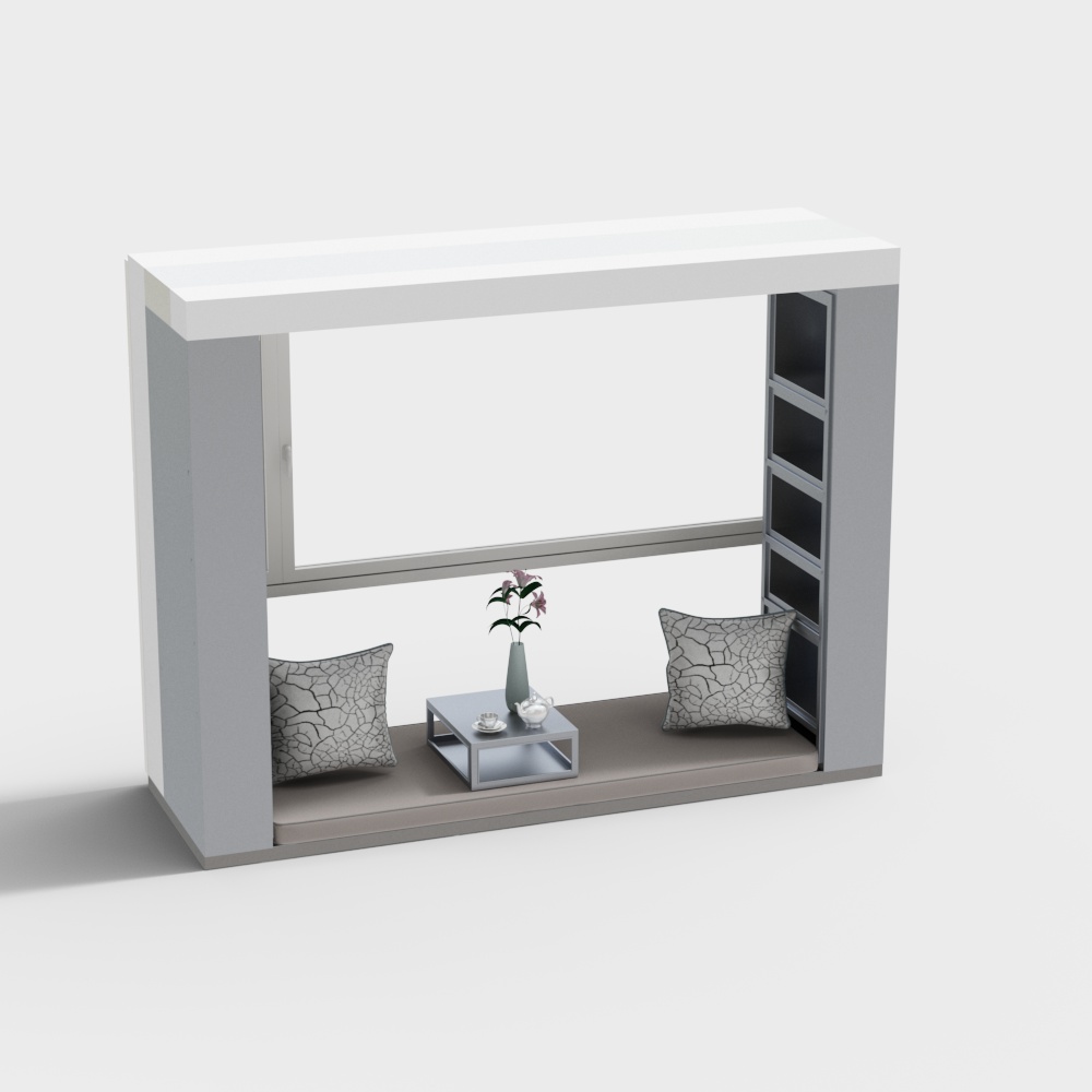 Modern Bedroom Bay Window