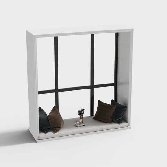 City Corner Window Shelf 3D model
