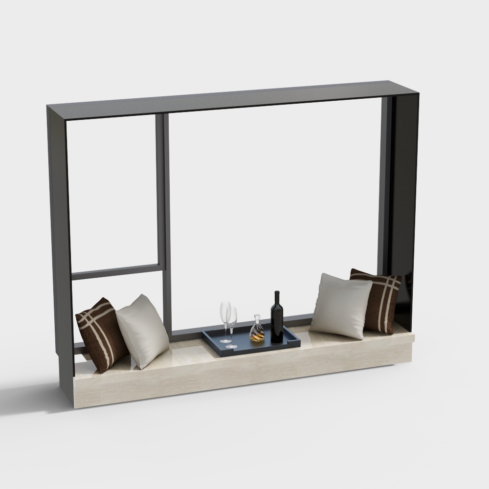 Modern Bedroom Bay Window