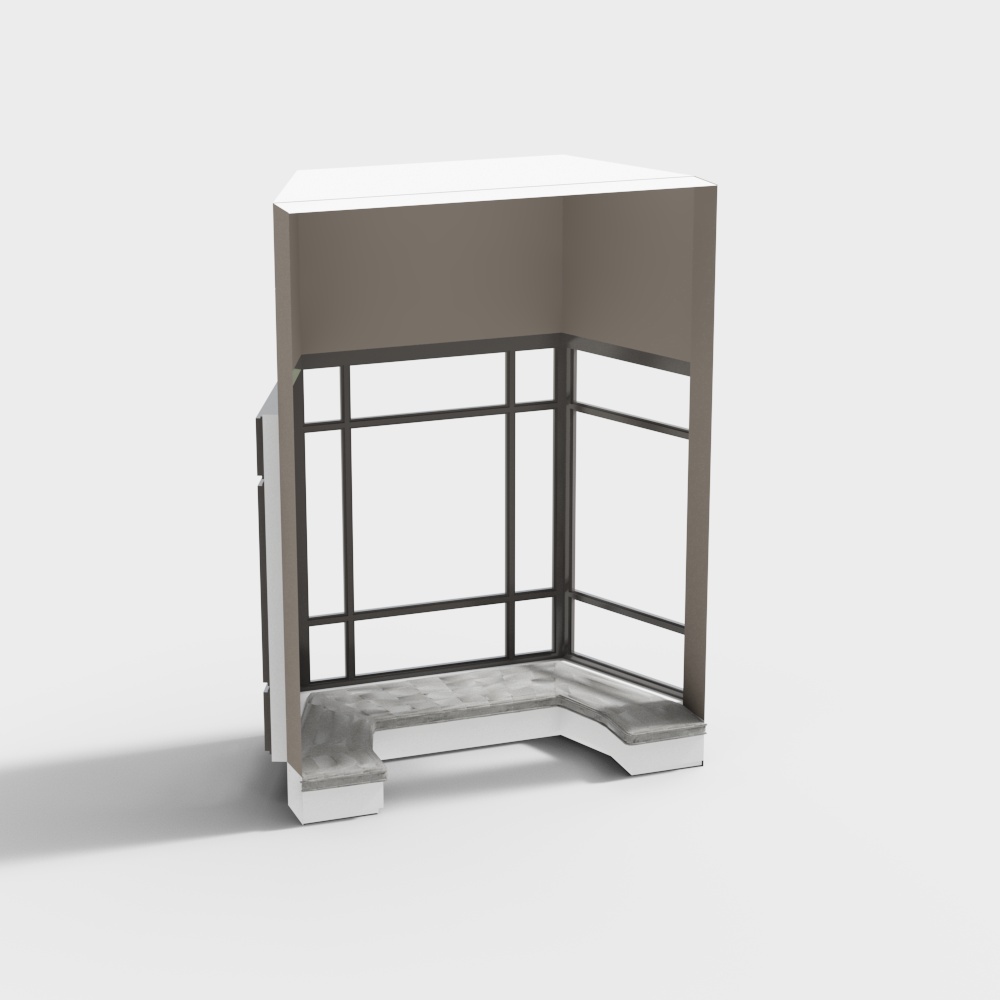 Fenêtre en saillie moderne pour chambre