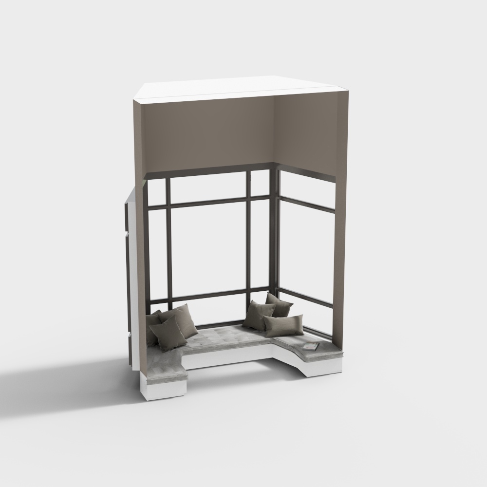 Modern Bedroom Bay Window