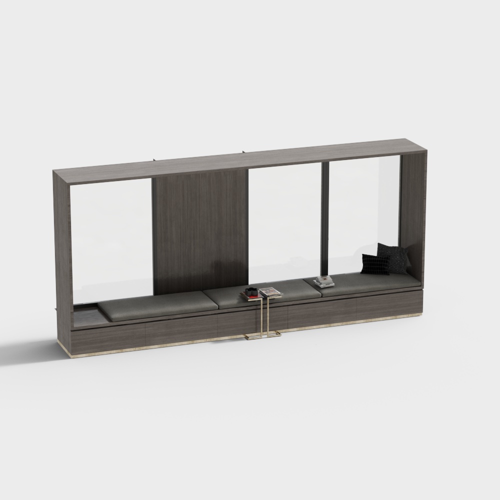 หน้าต่างเบย์ในห้องนอนสมัยใหม่