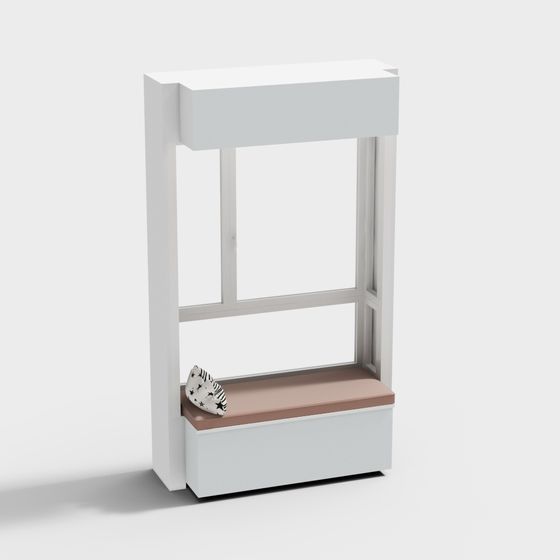 City Corner Window Shelf 3D model