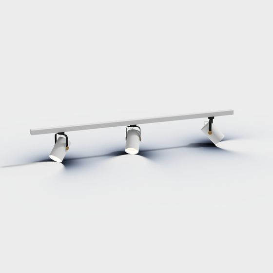 Modern Track Light 3D model