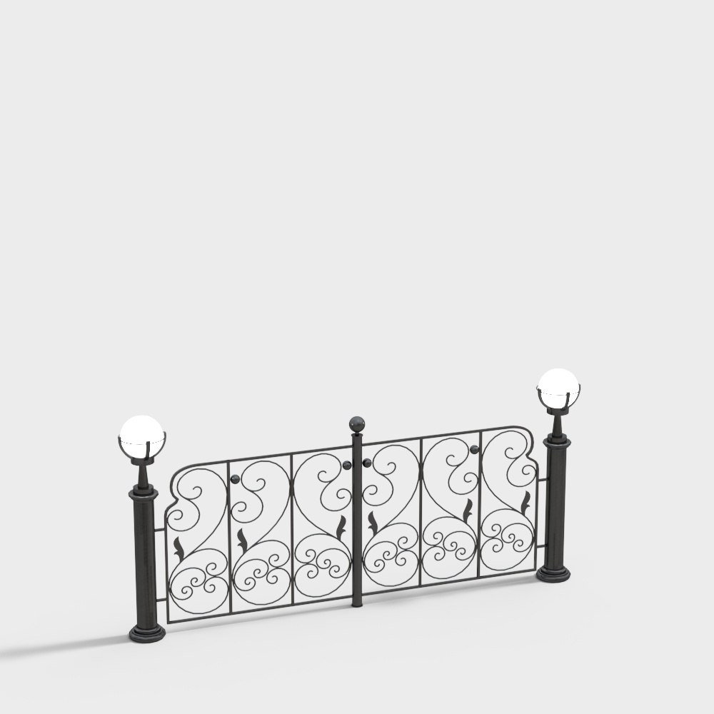 Modern outdoor railing