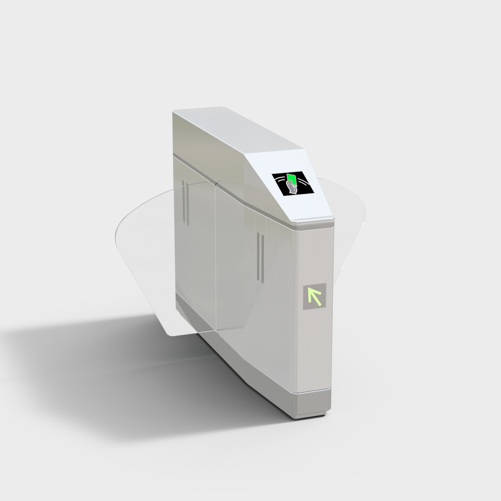 Futuristic Smart Turnstile 3D model
