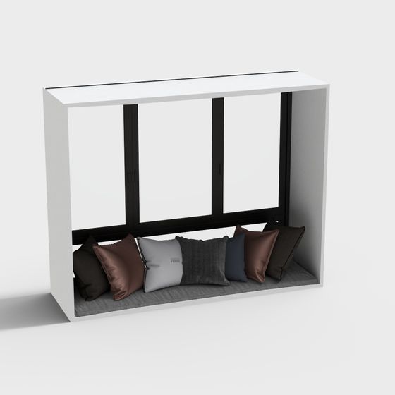 City Corner Window Ledge 3D model