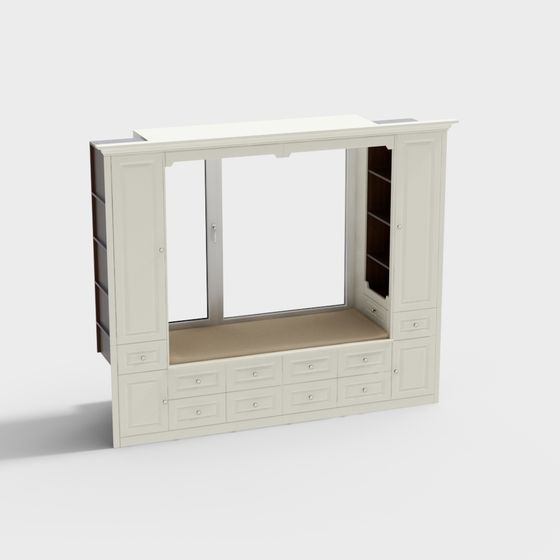 Cozy Corner Cabinet 3D model