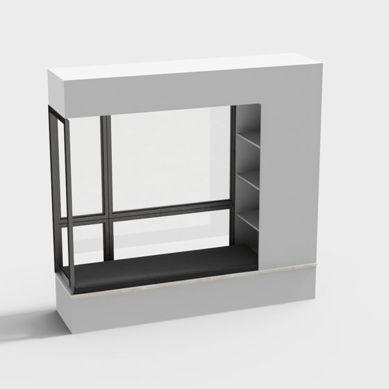 หน้าต่างแบบเบย์ในห้องนอนสมัยใหม่