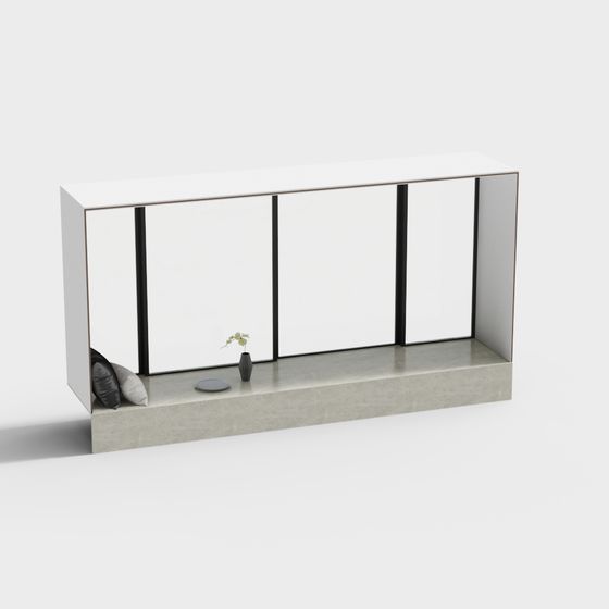 City Window Cabinet 3D model