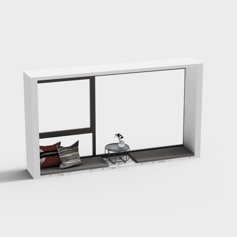 Finestra a Semicircolo per Camera da Letto Moderna