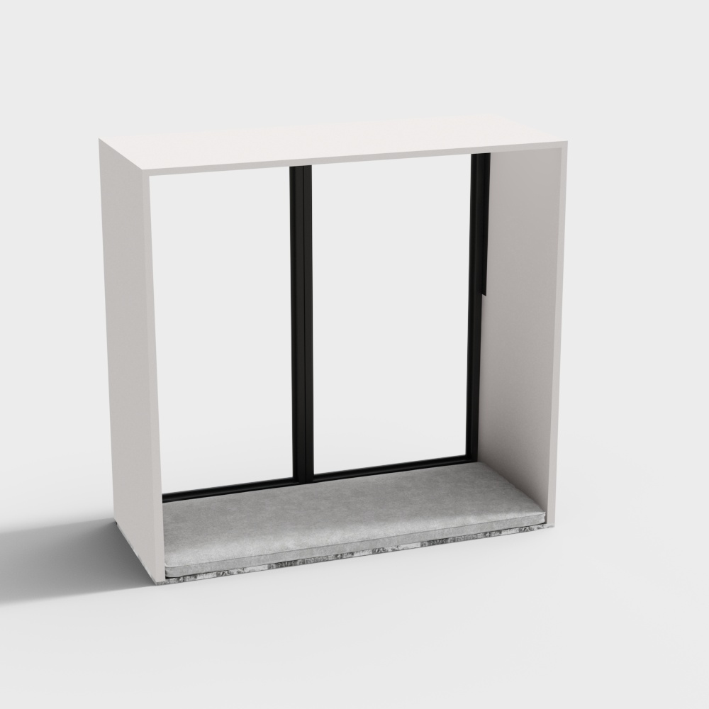 Ventana de bahía de dormitorio moderna