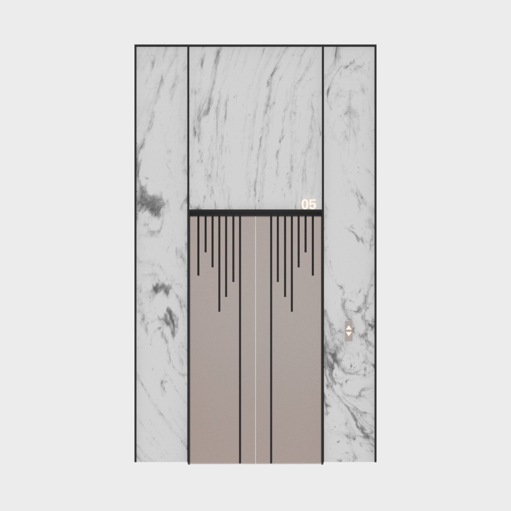 Bouton de levage moderne de luxe