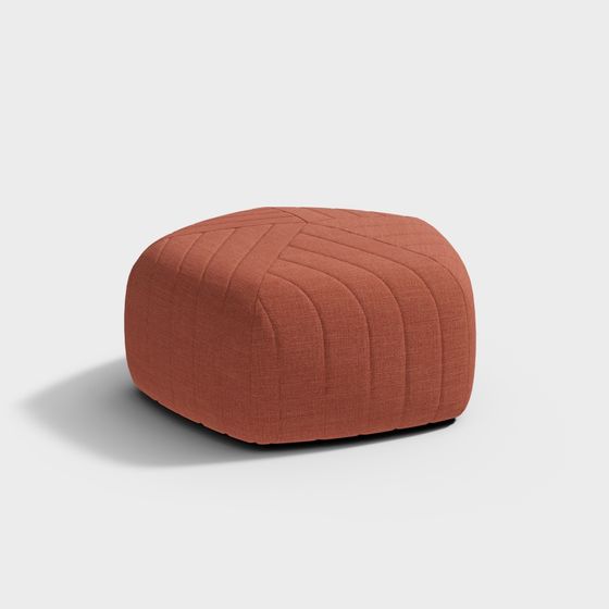 Cozy Cushion Low-Poly 3D model