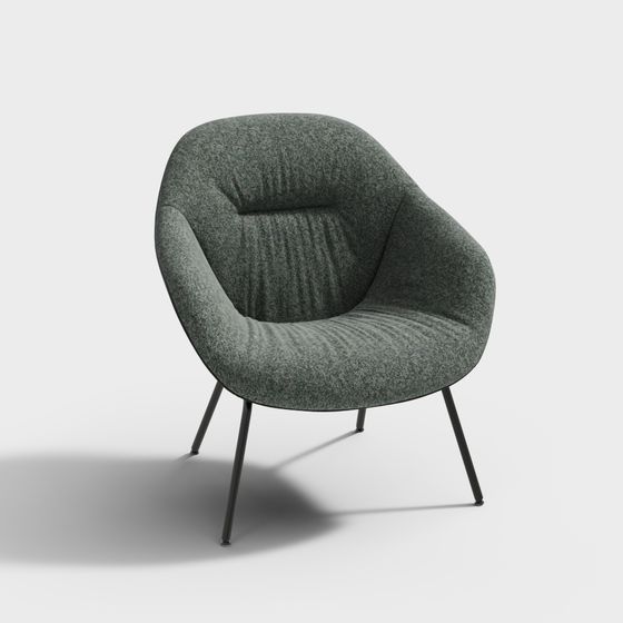 Cozy Lounge Chair 3D model