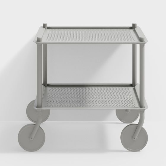 Modern Mobile Food Cart 3D model