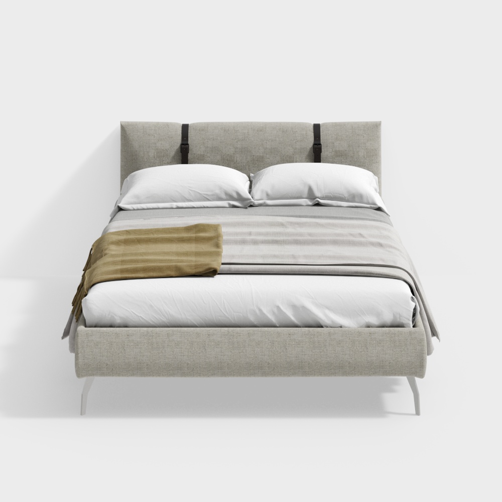 モダンダブルベッド