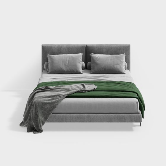 Giường đôi hiện đại