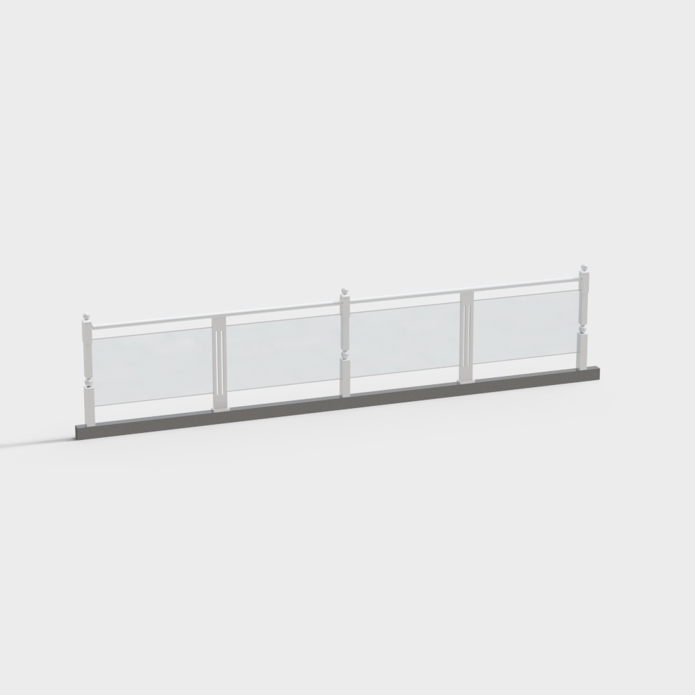 Modern Outdoor Glass Railing