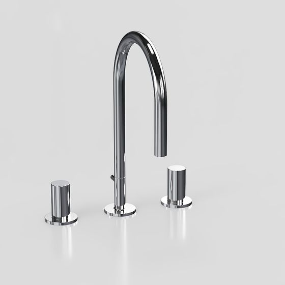 Sleek Streamlined Faucet 3D model