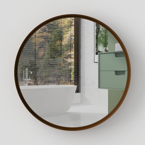 Minimalist Bathroom Mirror 3D Model
