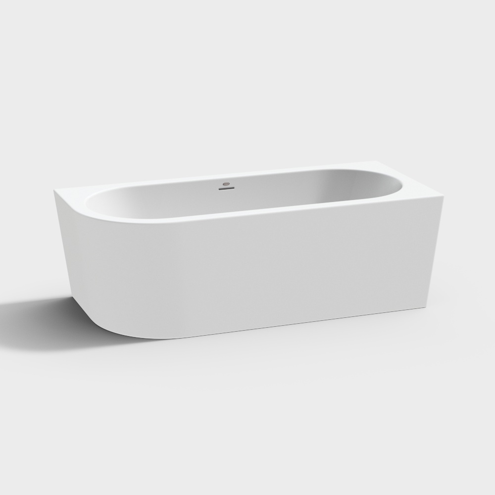 Modern White Bathtub