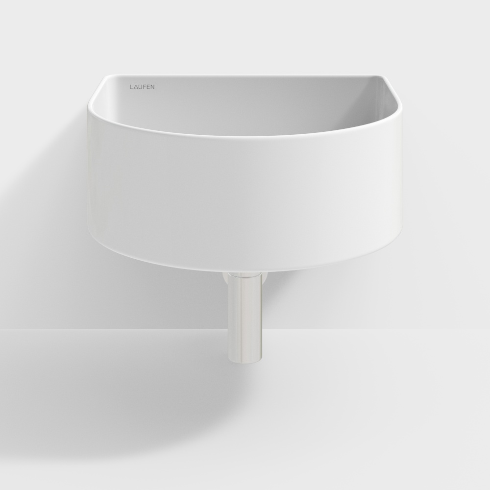 Modern white hand basin