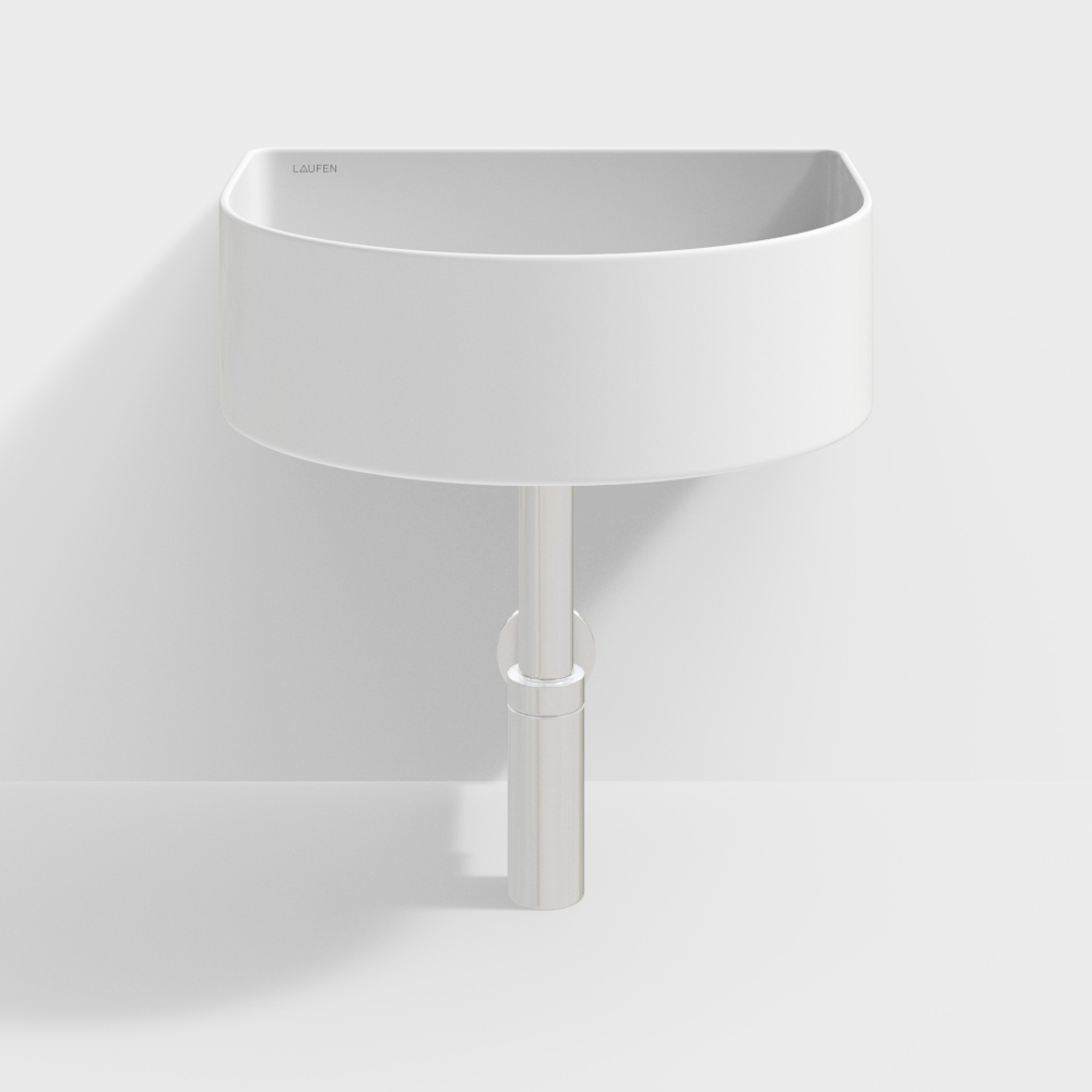 Modern white hand basin