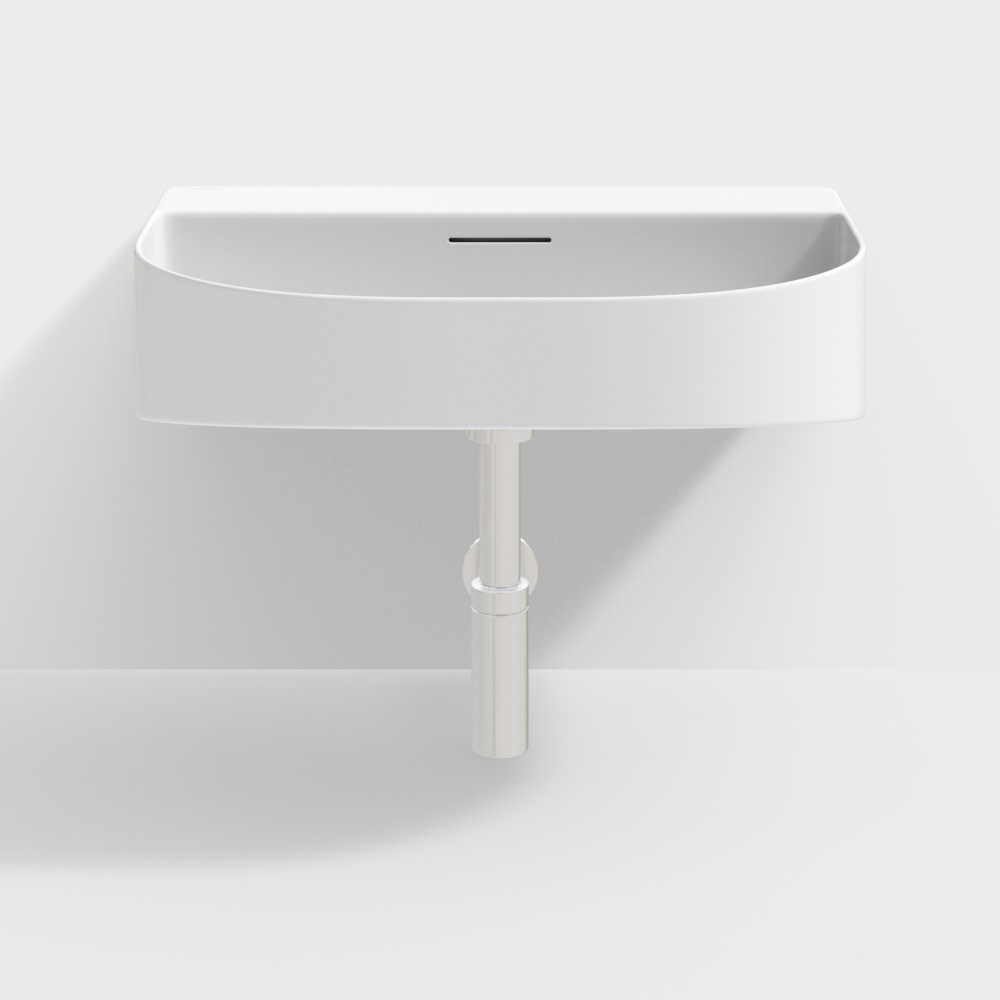Modern white hand basin